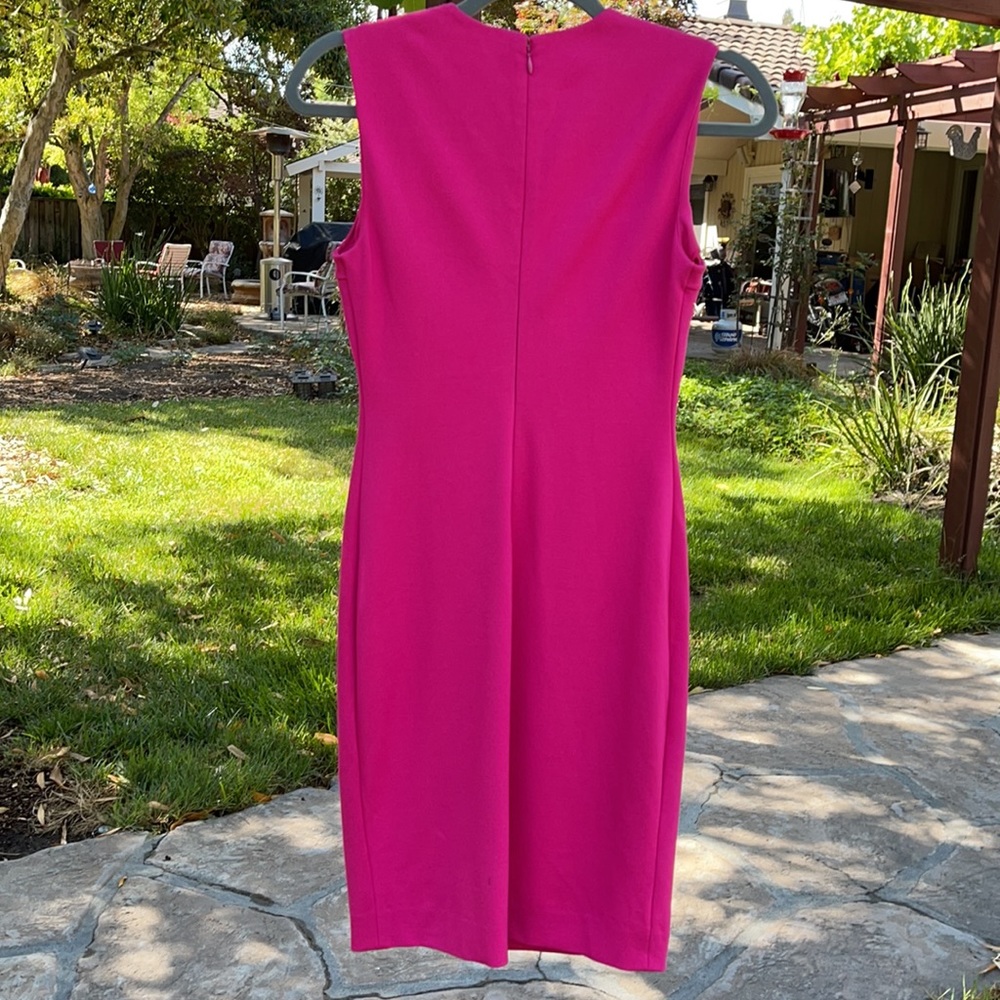 🌺 Diane von Furstenberg; STUNNING Fuschia Dress 0 - Picture 8 of 16